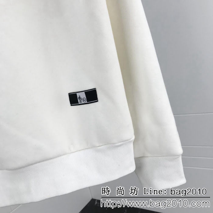 Moncler蒙口 18ss秋冬新款 純棉加絨 套頭衛衣 藤原浩合作系列 高版本男女同款 ydi2348